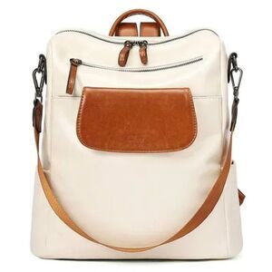 New Midori Backpack Lrg Convertible  Beige Brown